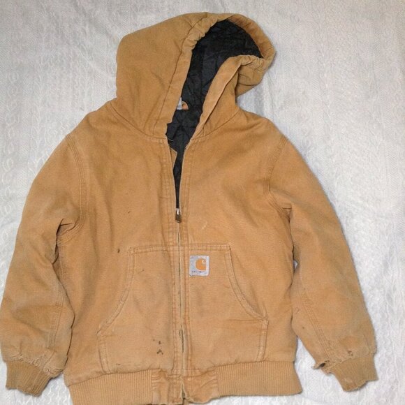 Carhartt Youth S 7-8 Hooded Jacket; Boyhoodcore, Quality Craftsmanship, Trending - Picture 1 of 7